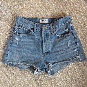 Agolde Parker Distressed Jean Shorts
